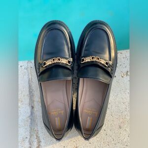 NEW Sam Edelman Women’s Size 8 Platform Leather Teagan Loafer Black